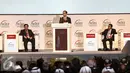 Presiden RI, Jokowi memberikan sambutan dalam Pembukaan World Islamic Economic Forum ke-12 di Jakarta, Selasa (2/8). Forum ini mengusung tema Pemerataan Pertumbuhan, Memberdayakan Bisnis Masa Depan. (Liputan6.com/Faizal Fanani)