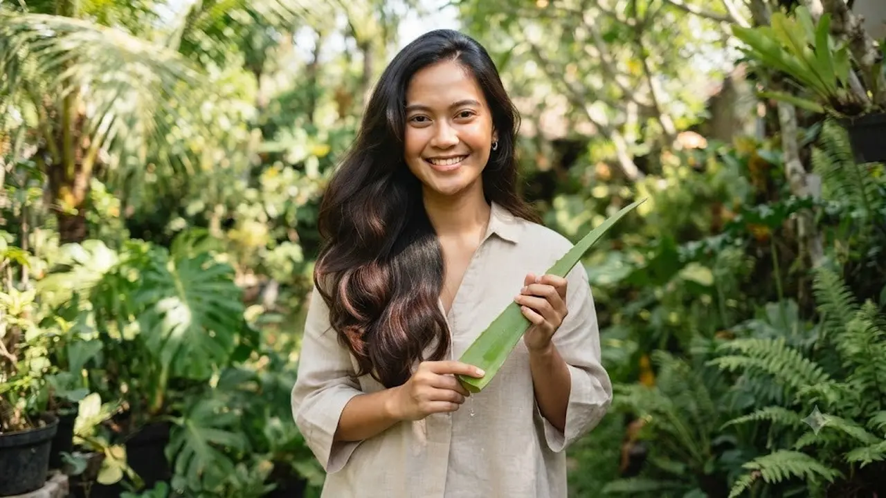 Lidah Buaya untuk Rambut (AI Generated)