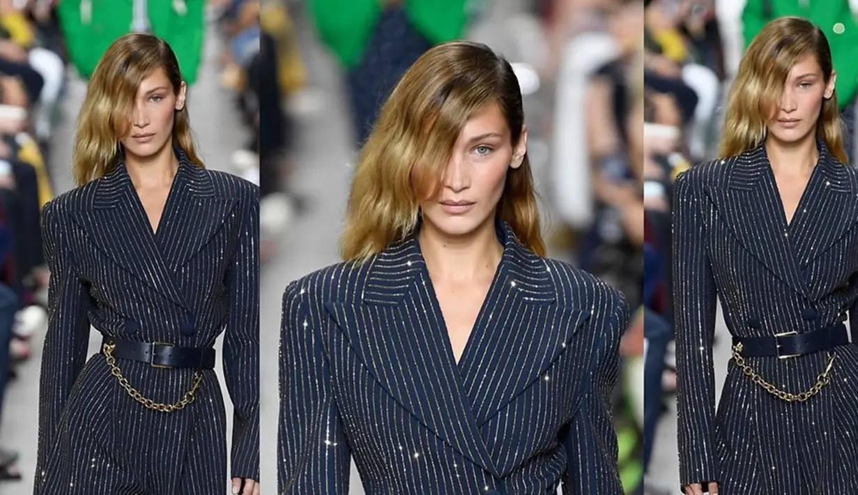 Tidak hanya karena bakat modeling dan keindahan tubuhnya, namun juga berkat karakter wajah Bella Hadid yang kuat dan fotogenik. (Liputan6.com/IG/bellahadid)