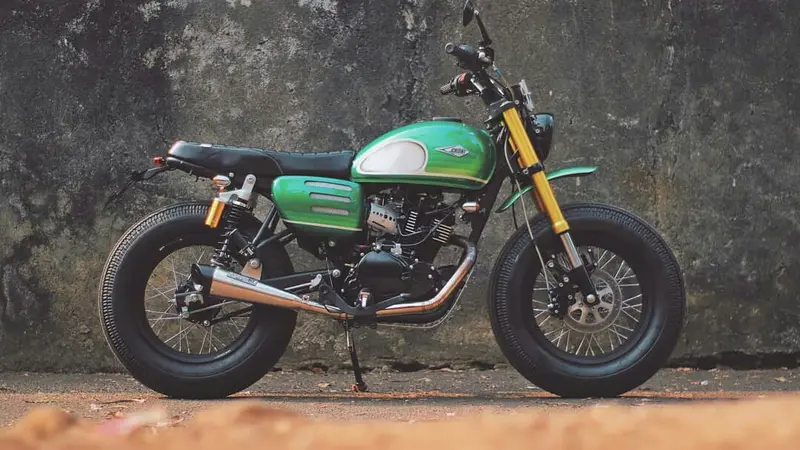 Motor kustom baru Jokowi (Foto: Instagram Katros Garage)