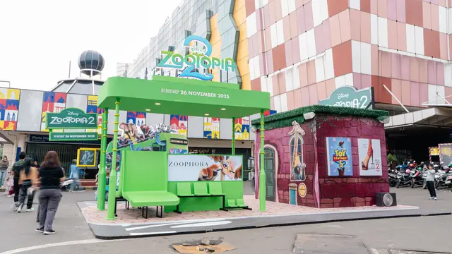 3. Zootopia 2 City Hopping Experience – Blok M Hub & MRT Jakarta [Dok/DISNEY]