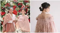 6 Potret Gaun Nikah Indah Permatasari, Paduan Baju Bodo dan Kain Khas Sengkang