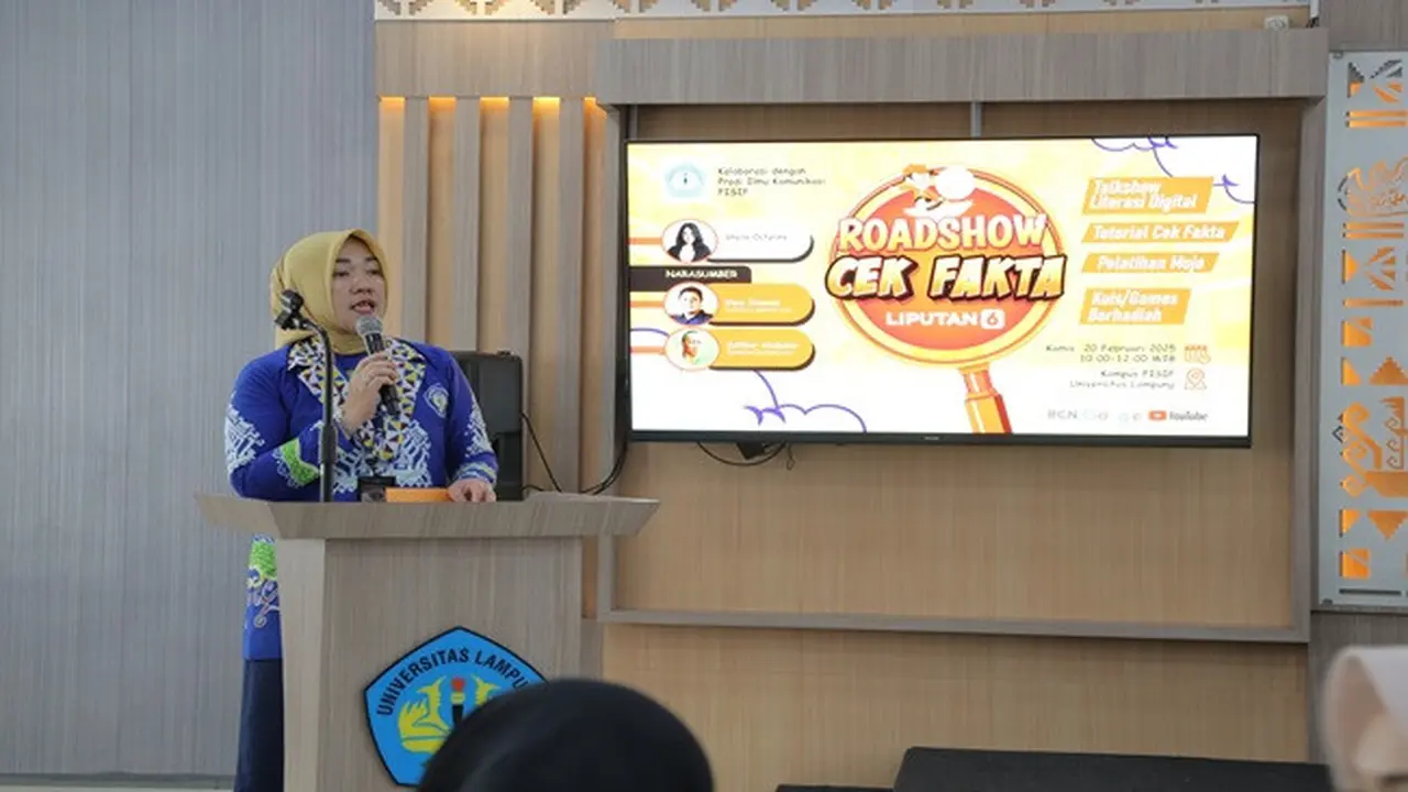 Dekan Fakultas Ilmu Sosial dan Ilmu Politik (FISIP) Universitas Lampung, Prof. Dr. Anna Gustina Zainal, S.Sos., M.Si.