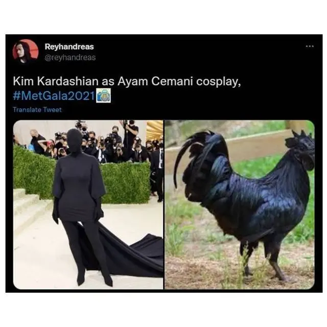 6 Editan Kocak Momen Met Gala 2021 Ini Bikin Tepuk Jidat