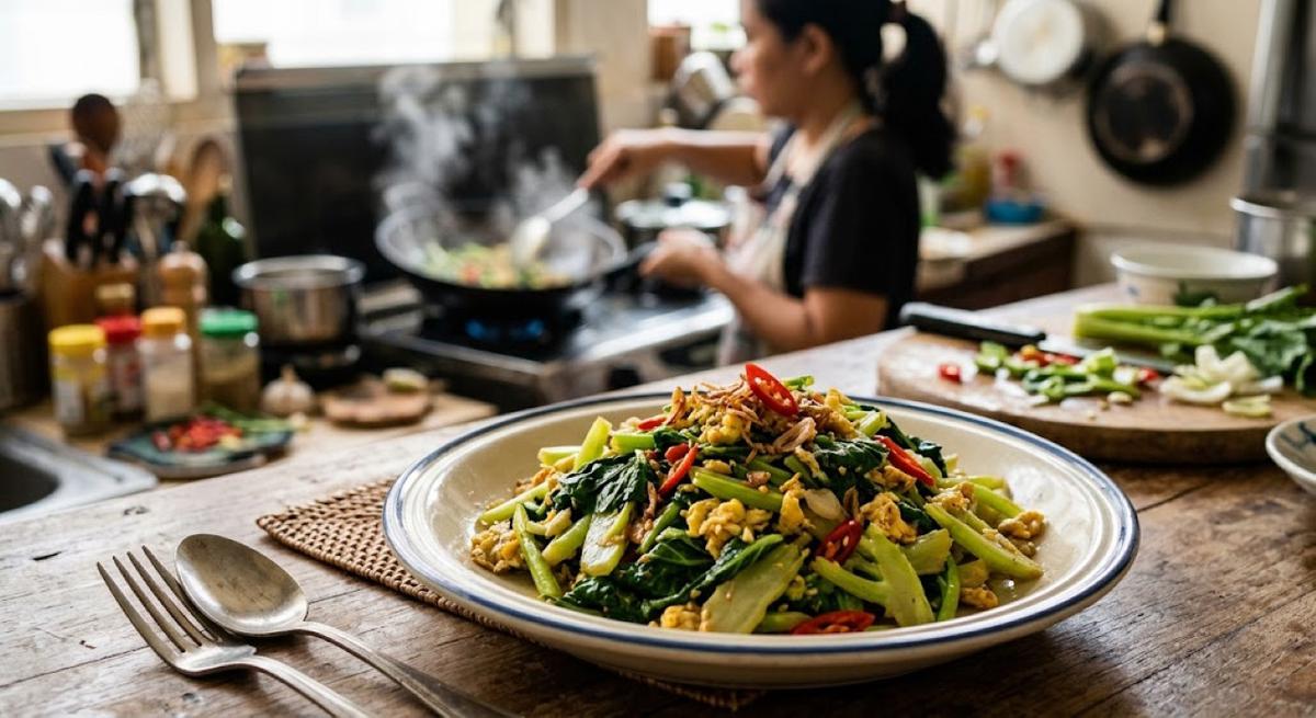 Resep Batang Kembang Kol Tumis Telur