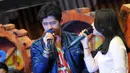 Stasiun televisi yang bermarkas di kawasan Senayan ini juga menghadirkan program kejutan 24 Bayi SCTV yang dilakukan di 24 kota di Indonesia mulai dari sabang sampai marauke. (Liputan6.com/Faisal R Syam)