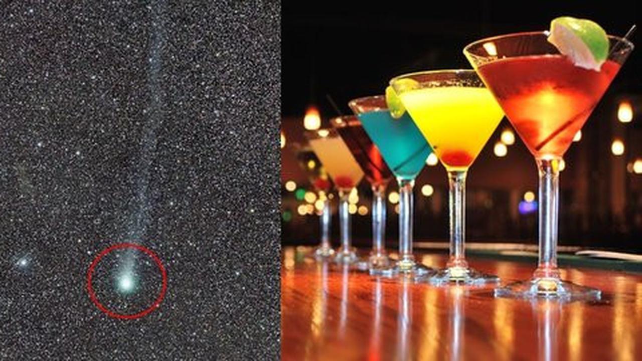 Tiap detik, alkohol mengucur deras dari komet Lovejoy