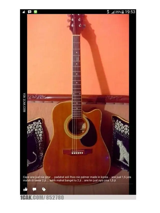 6 Status Facebook Jualan Alat Musik Ini Kelewat Unik, Minat?