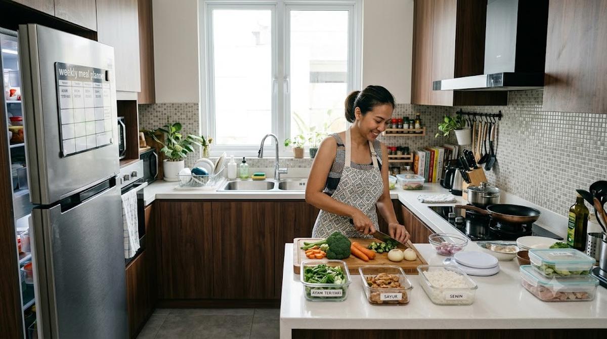 Desain Dapur yang Memudahkan Aktivitas Meal Prep/AI Generated