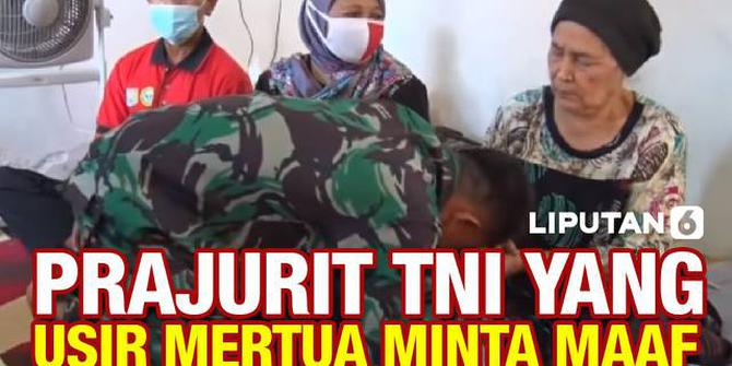VIDEO: Aksi Prajurit TNI Usir Mertua Berakhir Damai, Ujungnya Sungkem Minta Maaf