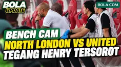 Bench Cam North London Legends Vs MU Legends, Tegang Hingga Bahagia Thierry Henry Tersorot