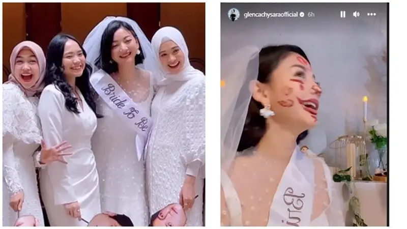 6 Potret Bridal Shower Glenca Chysara, Penuh Haru Bahagia