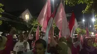 Massa pendukung capres dan cawapres Prabowo-Sandiaga (Liputan6.com/M. Radityo P.)