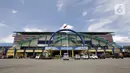 Suasana Stadion Kanjuruhan jelang pertandingan sepak bola Piala Menpora 2021, Malang, Jawa Timur, Senin (22/3/2021). (Bola.com/Arief Bagus)