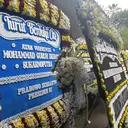 Rumah Duka Guruh Soekarnoputra Dipenuhi Karangan Bunga, Ada dari Prabowo-Jokowi