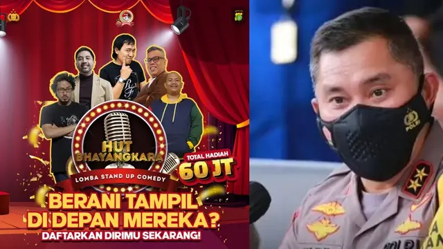 Polda Metro Jaya Gelar Lomba Stand Up Comedy