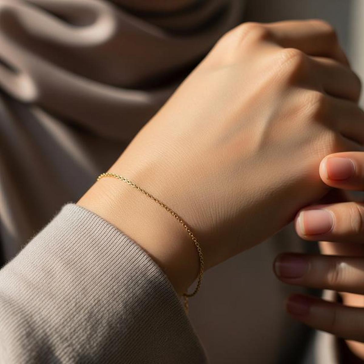 8 Pilihan Gelang Emas Rantai yang Ringan untuk Kegiatan Sosial yang Tetap Terlihat Rapi dan Elegan