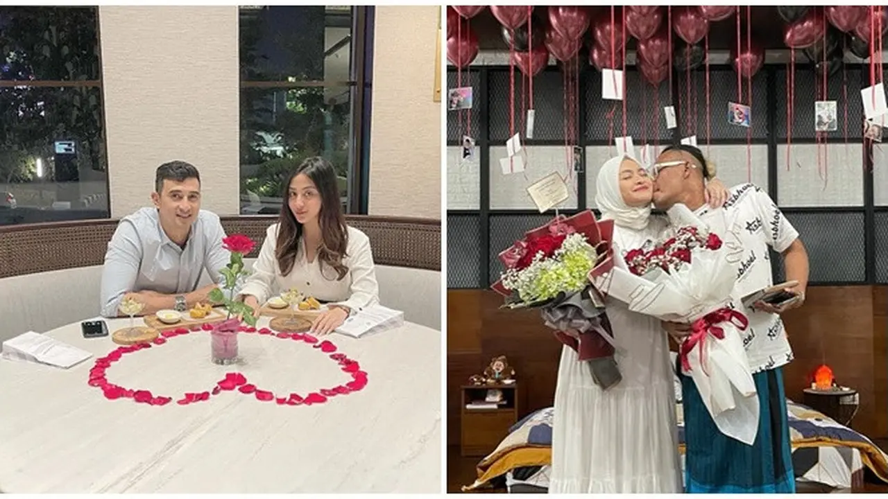 6 Pasangan Seleb Rayakan Hari Valentine Pertama Usai Menikah, Makin Romantis
