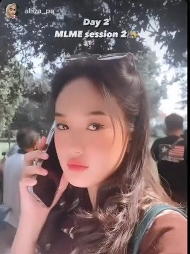 Luz Victoria tengah syuting Vidio Sinetron My Love My Enemy Season 2 (Foto: Instagram/alizza_pq)
