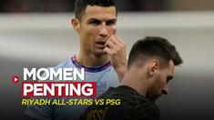 Berita motion grafis laga Riyadh Season Cup antara Riyadh All-Stars, yang diperkuat Cristiano Ronaldo, melawan PSG bersama Lionel Messi, Jumat (20/1/2023) dini hari WIB.