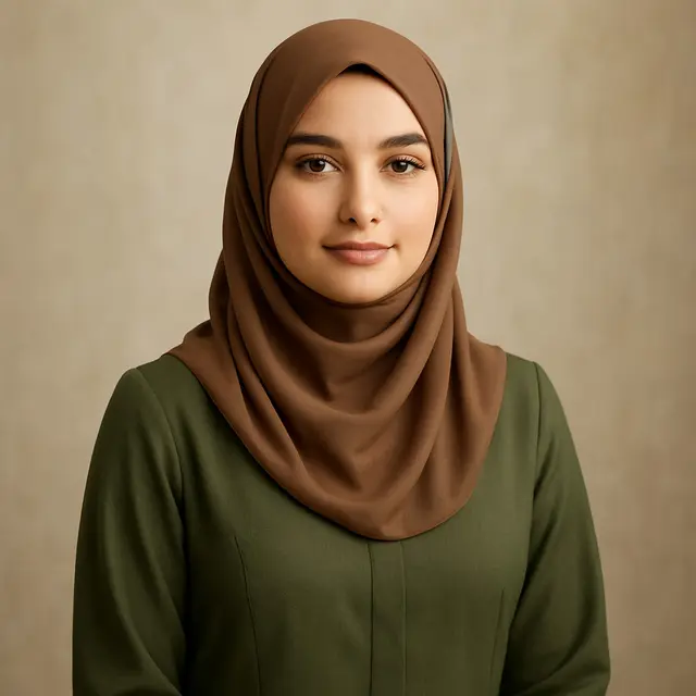 Warna Jilbab untuk Gamis Army