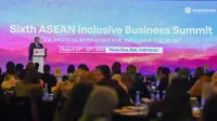 Menteri Koperasi dan UKM (MenKopUKM) Teten Masduki  dalam Opening Ceremony 6Th ASEAN IB Summit di Nusa Dua, Bali, Rabu (23/8/2023).