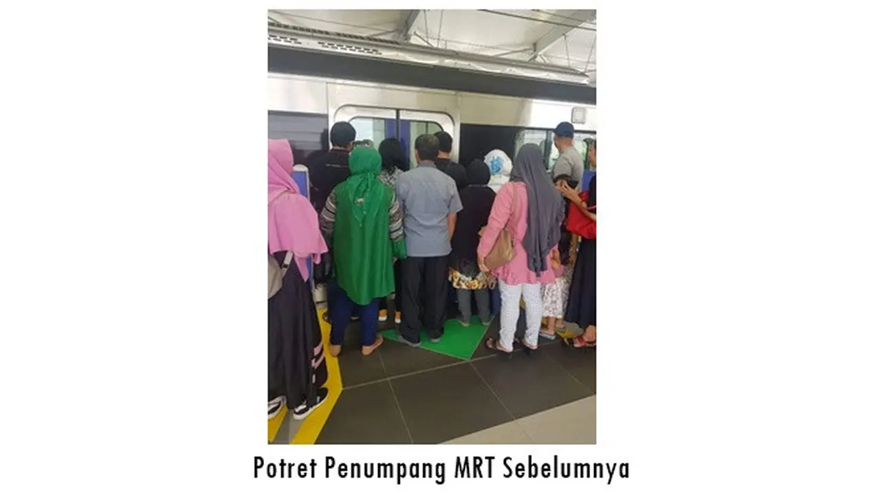 Penumpang Antre (Sumber: Asahi/Facebook The Indonesia Simulator)