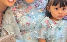 Potret Lucu Ameena Pakai Dress di Pesta Ultah Ashanty, Penampilannya Bak Princess