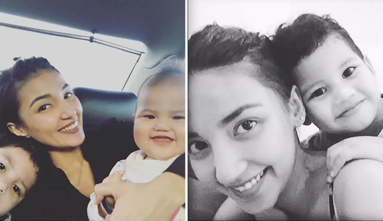 Selama ini, Tsania Marwa kesulitan bertemu secara bebas untuk meluapkan kasih sayangnya untuk kedua anaknya. Ia mengaku ada syarat tertentu untuk bertemu anak-anaknya. (Instagram/tsaniamarwa54)