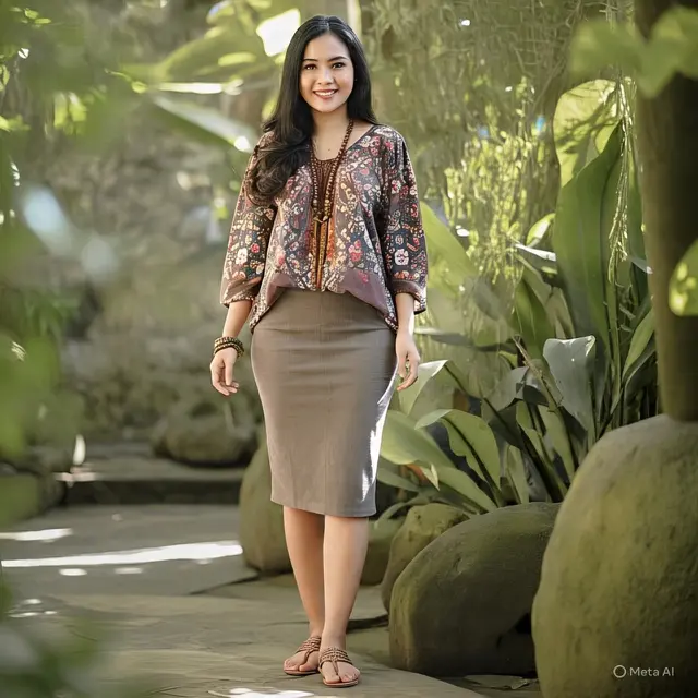 Outfit Ibu-Ibu ke Pantai