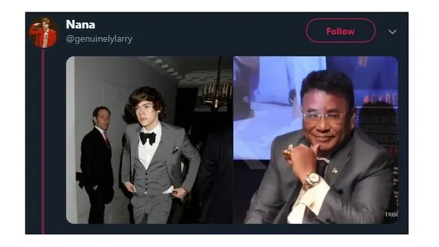 7 Potret Gaya Hotman Paris yang Mirip Harry Styles