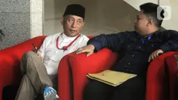 Ketum Dewan Pembina DPP APTRI, Arum Sabil menunggu akan menjalani pemeriksaan di Gedung KPK, Jakarta, Senin (16/12/2019). Arum diperiksa sebagai saksi untuk tersangka Direktur Pemasaran PTPN III (Persero) sekaligus merangkap Komisaris Utama PT KPBN, I Kadek Kertha Laksana. (merdeka.com/Dwi Narwoko)