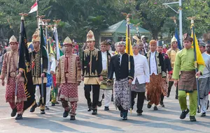 Kirab Bendera Pusaka Menuju Istana Merdeka
