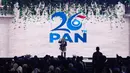 Kongres ke-6 PAN juga menjadi ajang pemilihan ketua umum. Zulkifli Hasan dipastikan akan kembali maju sebagai calon ketua umum untuk periode 2024-2029. (Liputan6.com/Angga Yuniar)