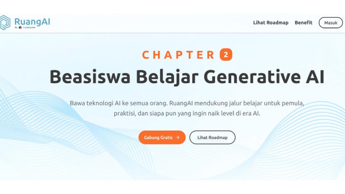 RuangAI Buka Pelatihan AI Gratis untuk 10.000 Peserta, Ini Syarat dan Cara Daftarnya
