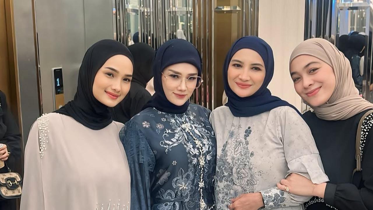 7 Potret Cantik Anggun Faby Marcelia  Pakai Kerudung dan Gamis Bareng Selebriti Berhijab, Didoakan Konsisten Tutup Aurat