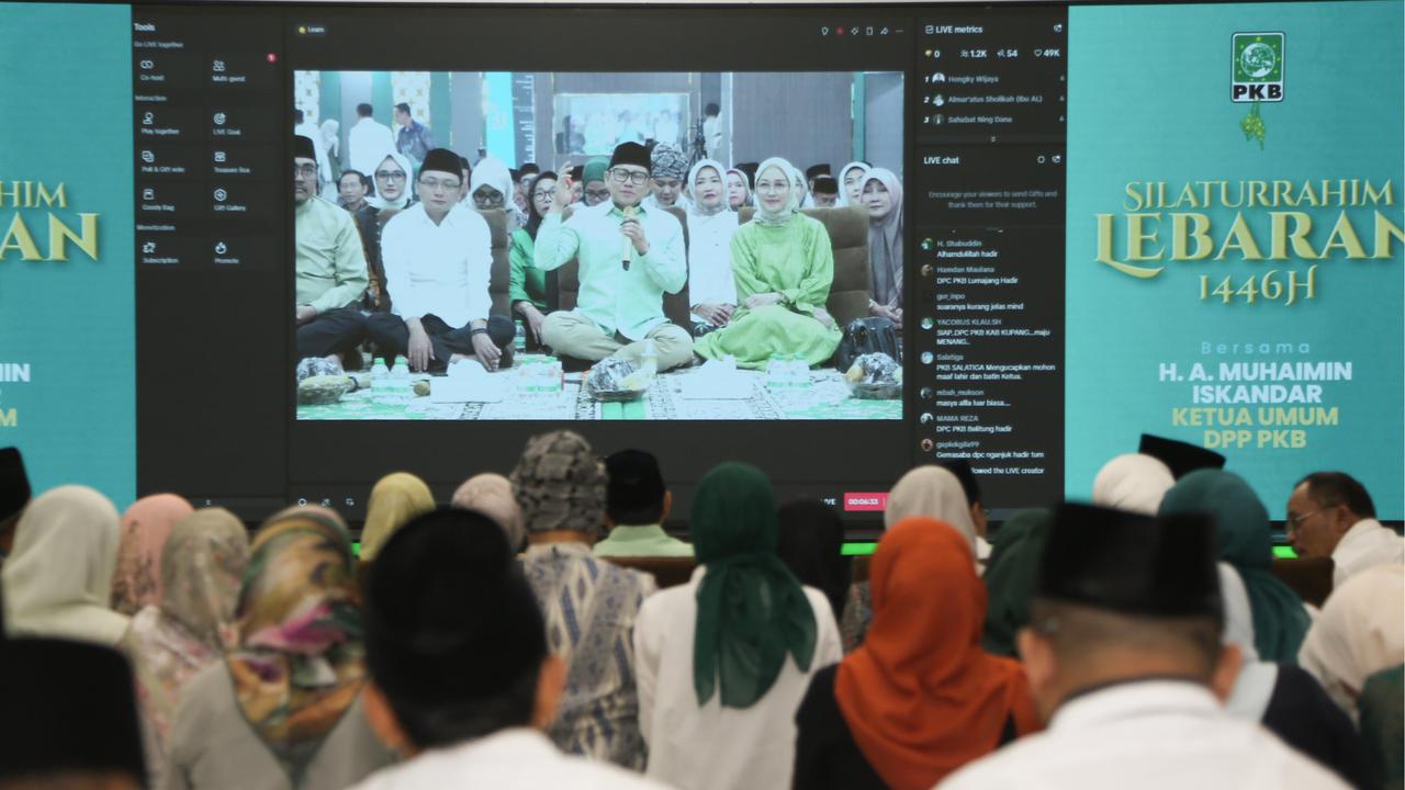 Uniknya Halal Bihalal Ala PKB, Cak Imin Silaturahmi ke Tiktokers sampai Dilike 1,1 Juta Orang