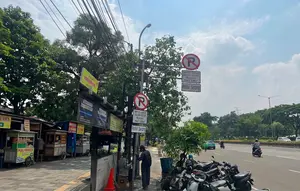 Aturan dan Jam Larangan Parkir di Jalan Mayjen Sutoyo Cawang