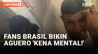 Sergio Aguero Dibully Fans Brasil saat Berangkat Nonton Piala Dunia 2022