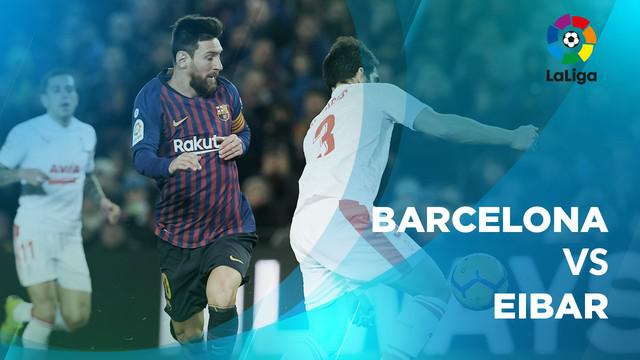 Berita video statistik Barcelona vs Eibar pada laga pekan ke-19 La Liga 2018-2019.