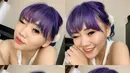 Perubahan drastis pada rambutnya yaitu memilih warna ungu yang imut dan menggemaskan di tahun 2019 (IG @windywalters)