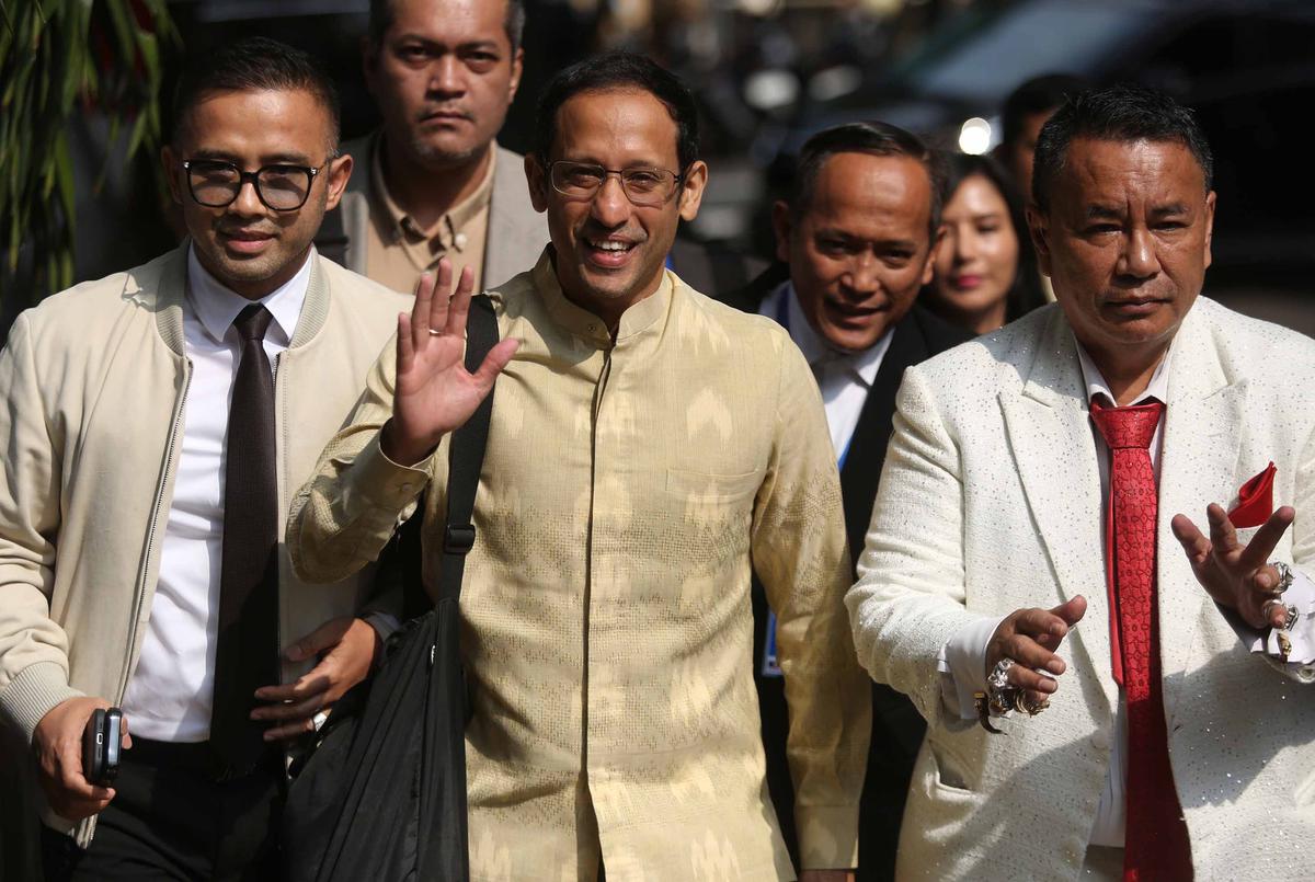 FOTO: Nadiem Makarim Penuhi Panggilan Diperiksa KPK