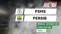 PSMS Vs Persib (Bola.com/Adreanus Titus)