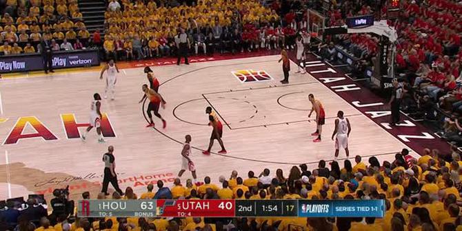VIDEO : Cuplikan Pertandingan Playoffs NBA, Rockets 113 vs Jazz 92