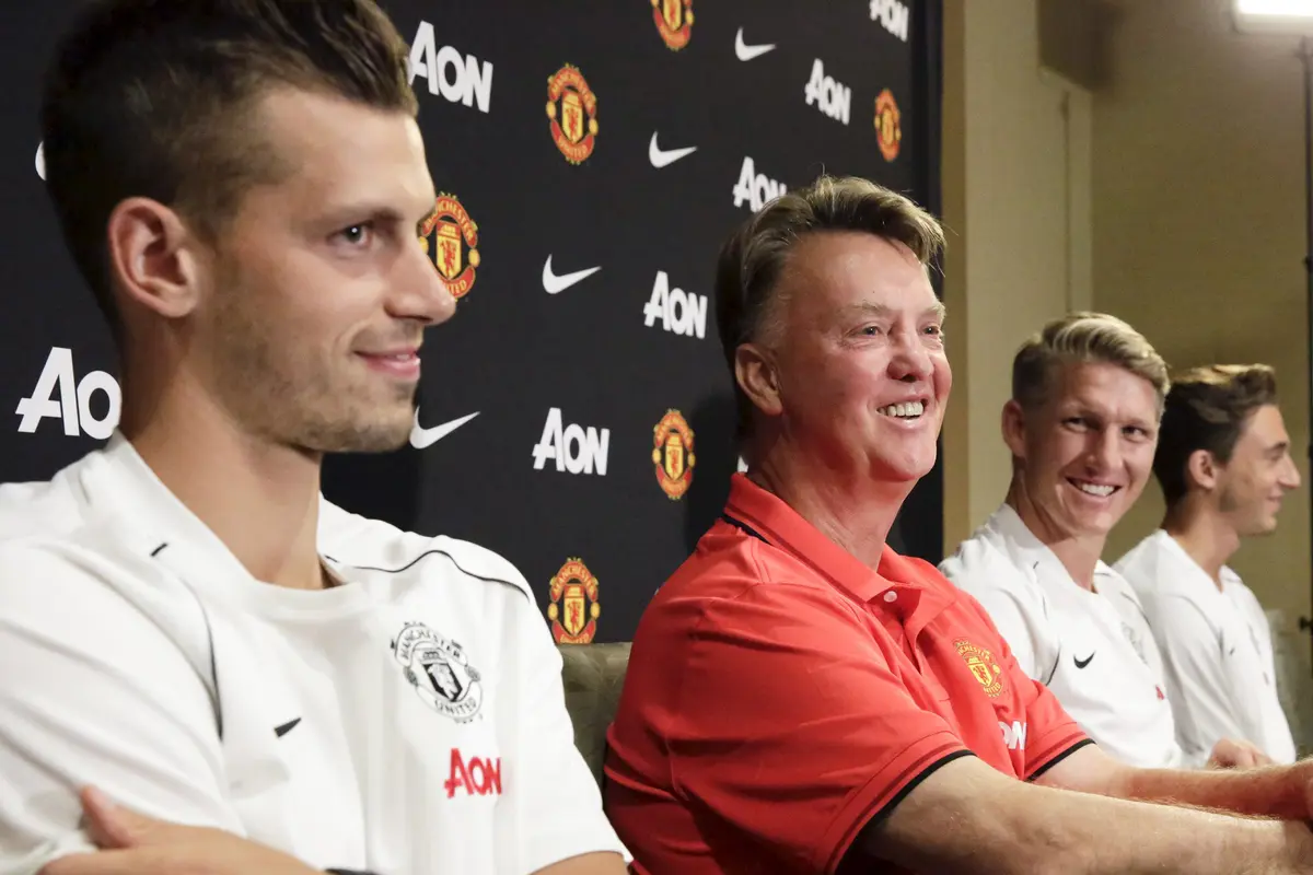 Manajer Manchester United Louis van Gaal