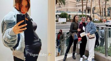 6 Momen Babymoon Nikita Willy di Las Vegas, Baby Bumpnya Curi Perhatian