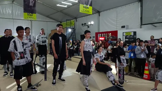 Atlet Skateboard Mendadak Jadi Model JF3 di Arena Seluncur DRP Jakarta