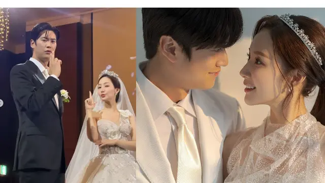 Na In Woo dan Park Min Young di drakor  Marry My Husband. (tvN via Soompi)