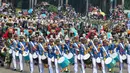 Puncak peringatan HUT ke-80 TNI digelar di kawasan Silang Monumen Nasional (Monas), Jakarta, Minggu (5/10/2025). (merdeka.com/Arie Basuki)