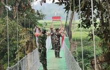 Jembatan Gantung Manggala “Garuda” Dibangun di Bekasi, Perkuat Akses Warga dan Dorong Ekonomi Desa